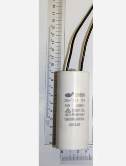 SCHEPPACH - Condensateur 30 µF / 450V Pour Scie à Bûches Scheppach, Woodster, Kity